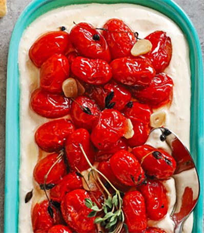 Roasted Tomatoes with Whipped Feta