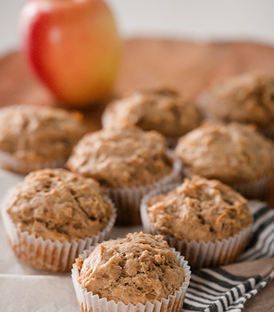 Apple Bean Muffins